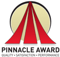 Bryant Pinnacle Award - quality, satisfaction, performance